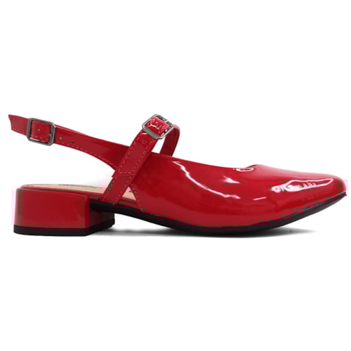Detalhe - Sapato Dakota Slingback Boneca G9711 Malagueta