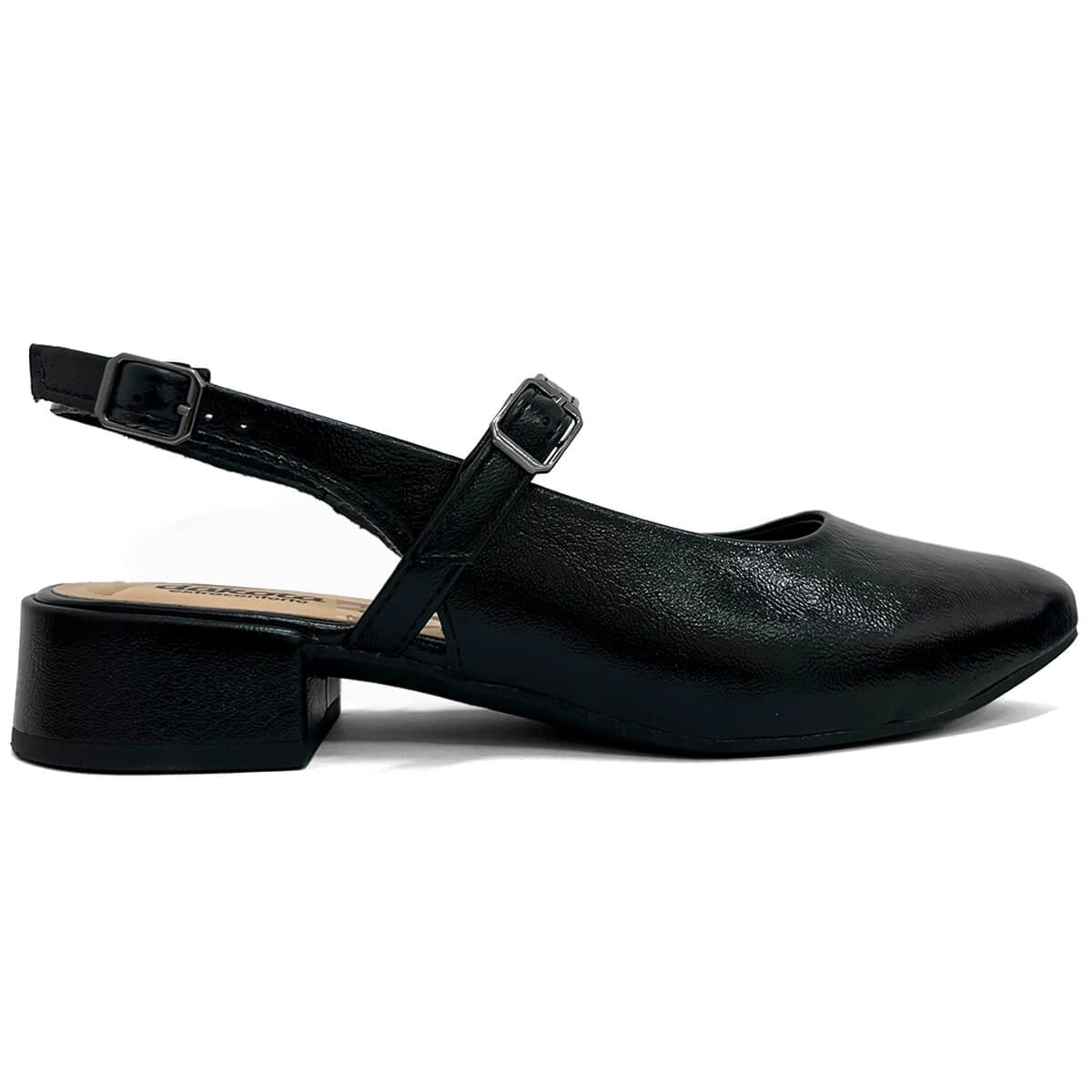 Sapato Dakota Slingback Boneca G9711 Preto Sapato Dakota Slingback Boneca G9711 Preto