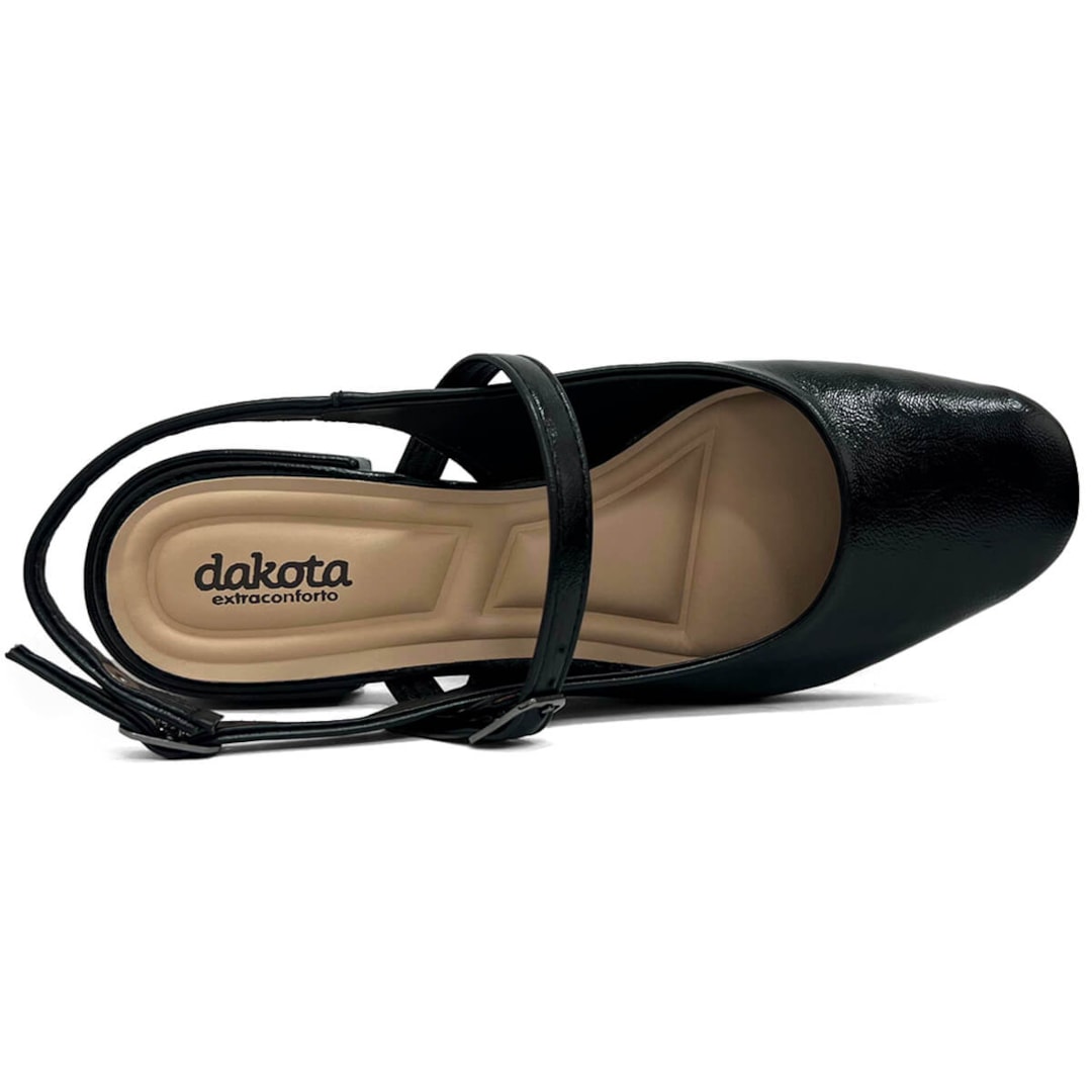 Sapato Dakota Slingback Boneca G9711 Preto