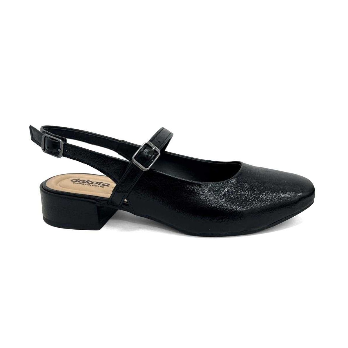 Sapato Dakota Slingback Boneca G9711 Preto Sapato Dakota Slingback Boneca G9711 Preto