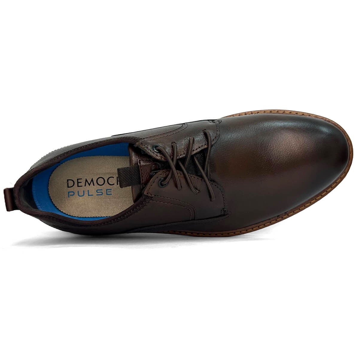 Sapato Democrata Em Couro 604201 Mogno Sapato Democrata Em Couro 604201 Mogno