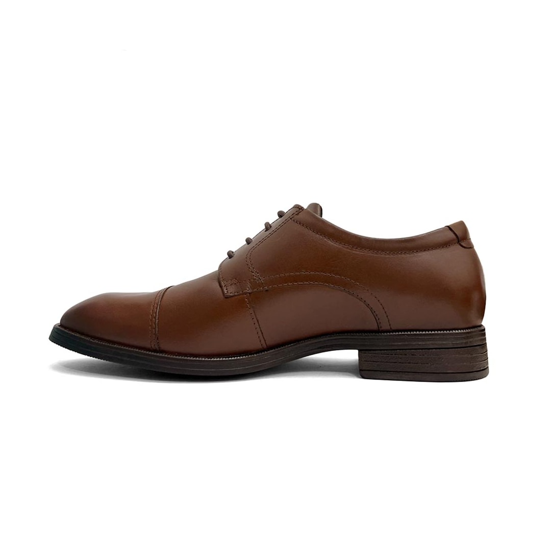 Sapato Democrata Masculino Em Couro 650102 Tan