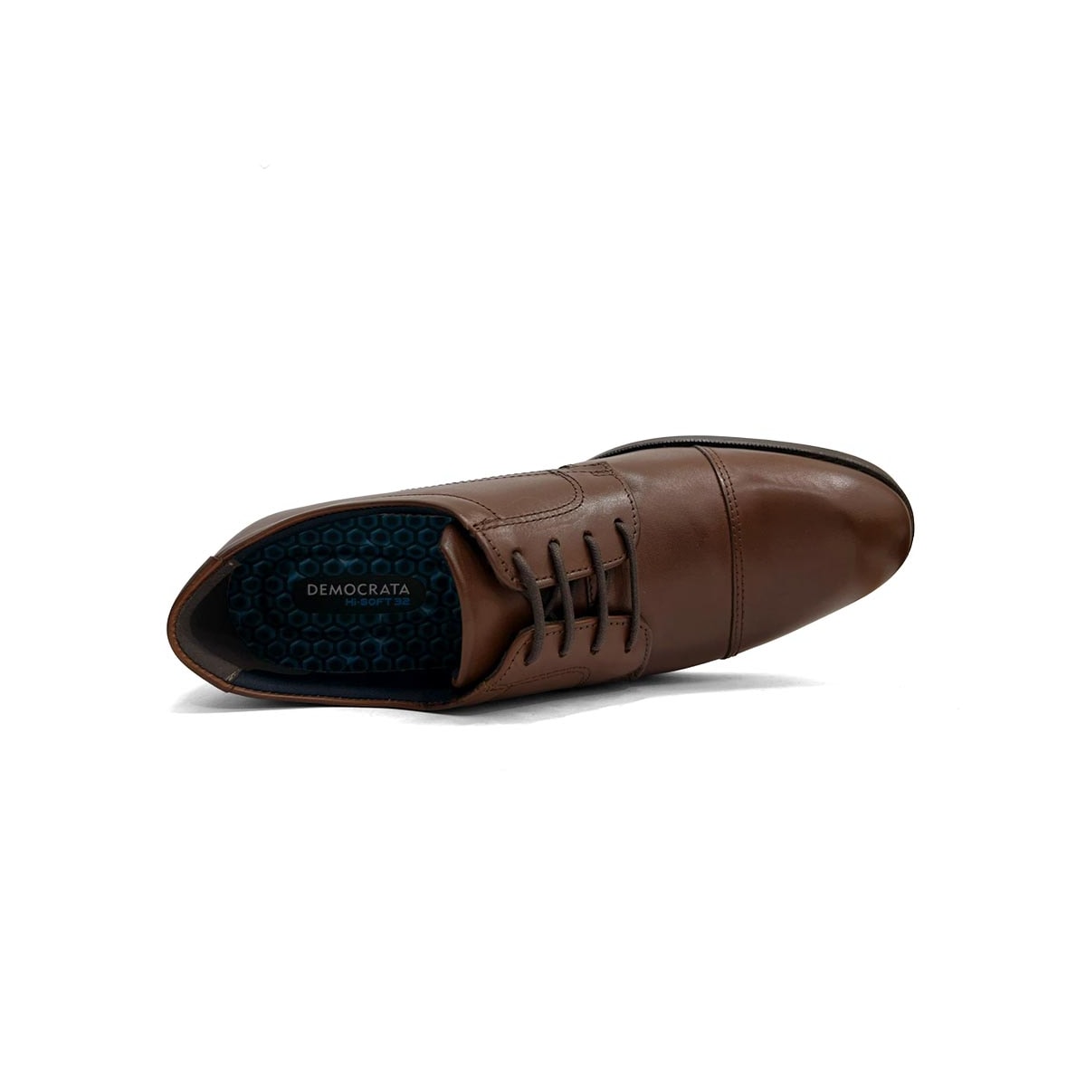 Sapato Democrata Masculino Em Couro 650102 Tan Sapato Democrata Masculino Em Couro 650102 Tan