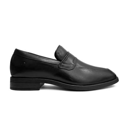 Detalhe - Sapato Democrata Masculino Em Couro 650103 Preto