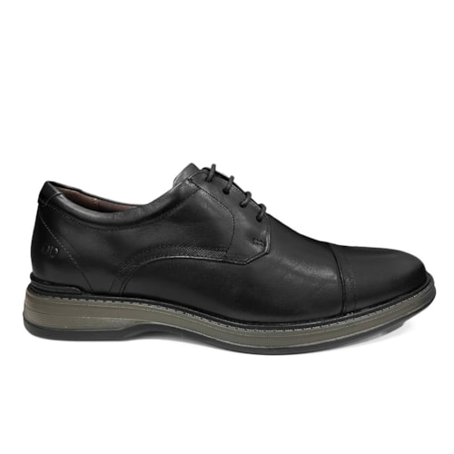 Detalhe - Sapato Democrata Metropolitan Noah Couro 273301 Preto