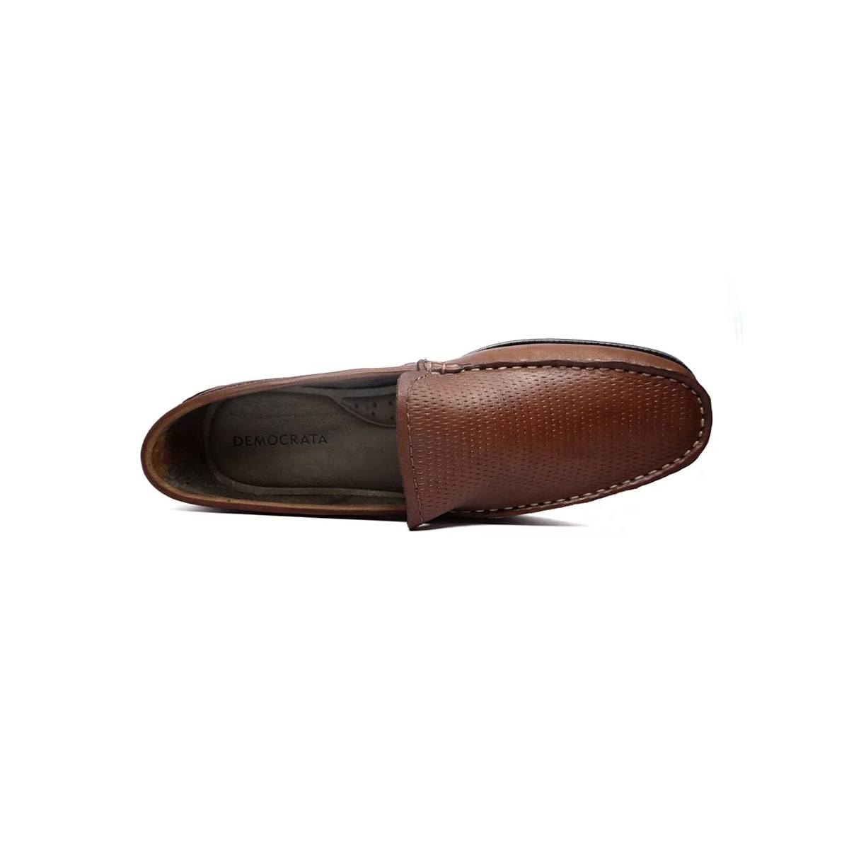 Sapato Democrata Mocassim de Couro 135201 Conhaque Sapato Democrata Mocassim de Couro 135201 Conhaque