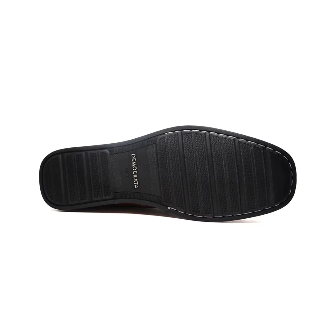 Sapato Democrata Mocassim de Couro 135201 Conhaque