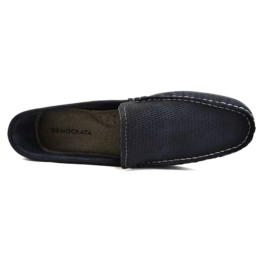 Sapato Democrata Mocassim de Couro 135201 Navy Sapato Democrata Mocassim de Couro 135201 Navy
