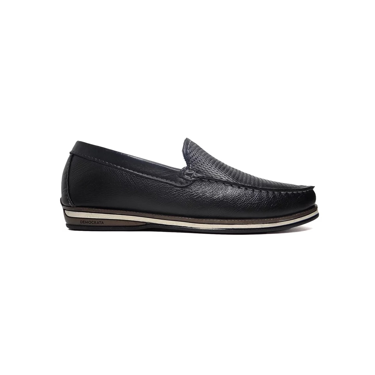 Sapato Democrata Mocassim de Couro 135201 Preto Sapato Democrata Mocassim de Couro 135201 Preto