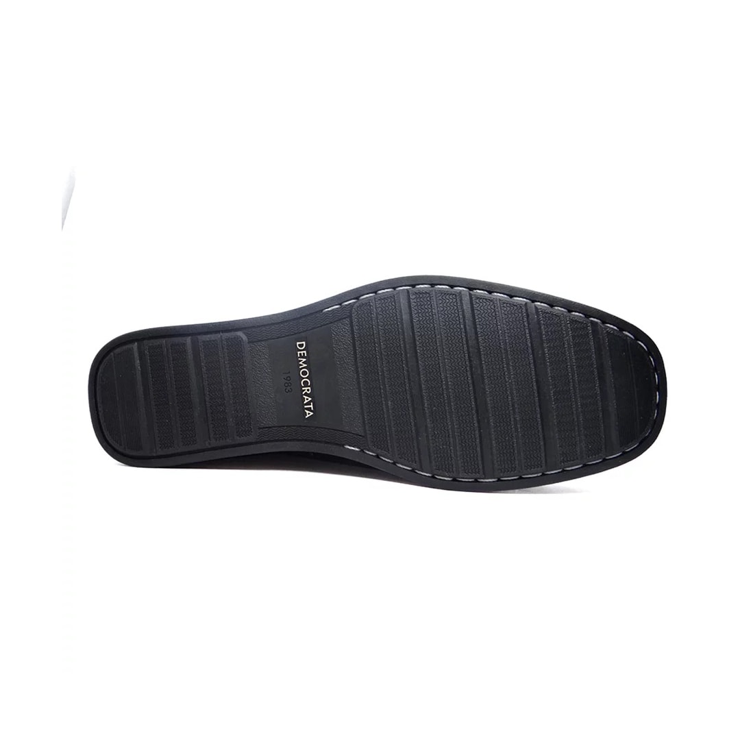 Sapato Democrata Mocassim de Couro 135201 Preto