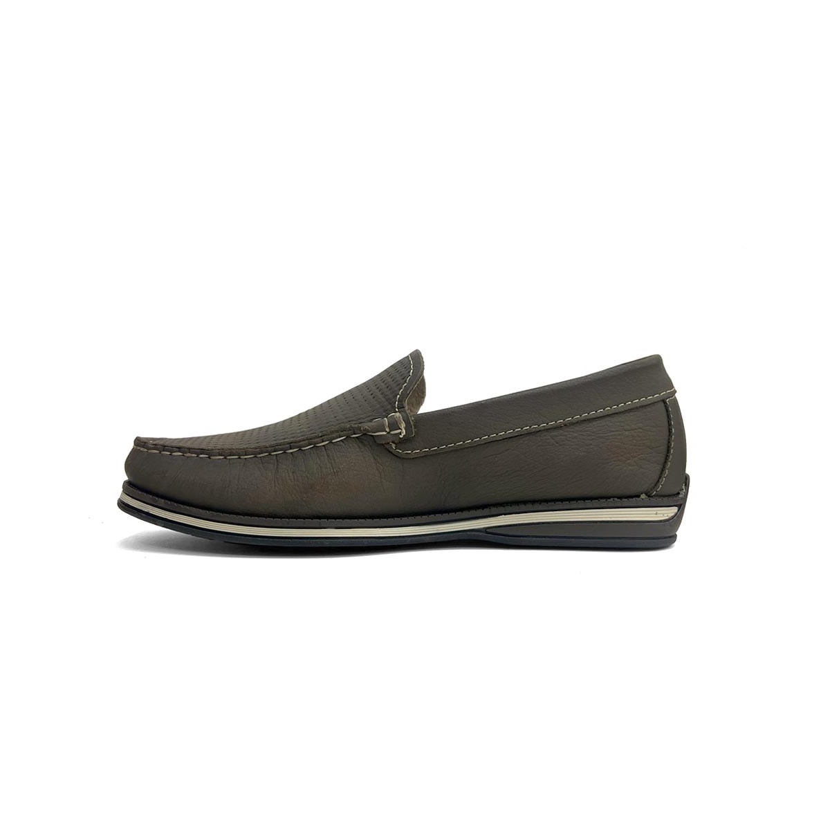 Sapato Democrata Mocassim de Couro 135201 Smoke Sapato Democrata Mocassim de Couro 135201 Smoke