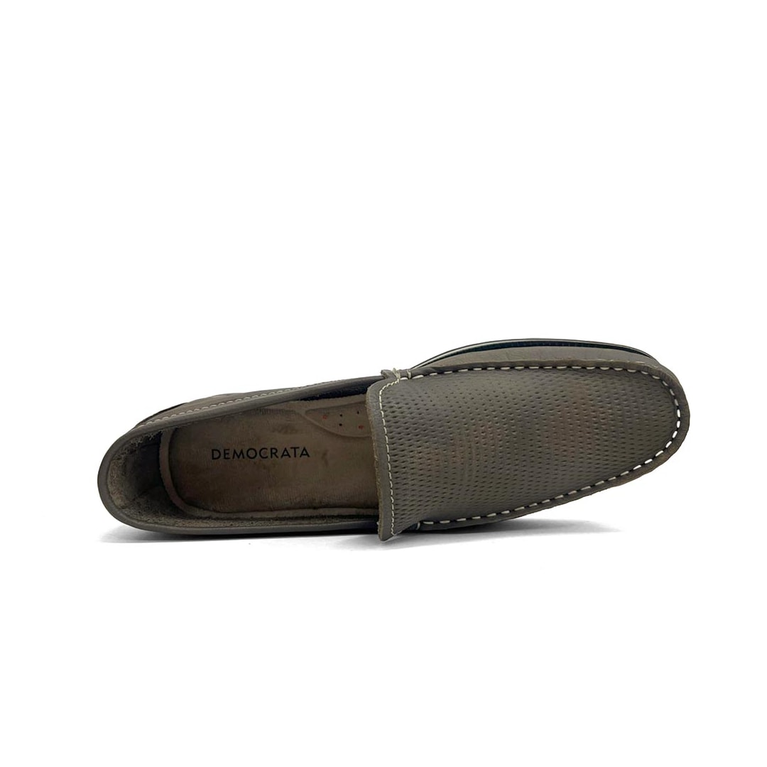 Sapato Democrata Mocassim de Couro 135201 Smoke Sapato Democrata Mocassim de Couro 135201 Smoke