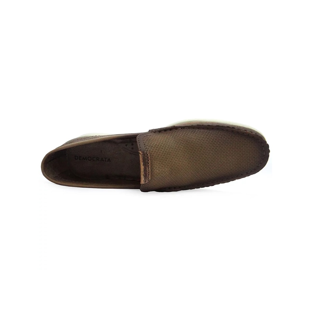 Sapato Democrata Mocassim de Couro 226201 Bege Sapato Democrata Mocassim de Couro 226201 Bege