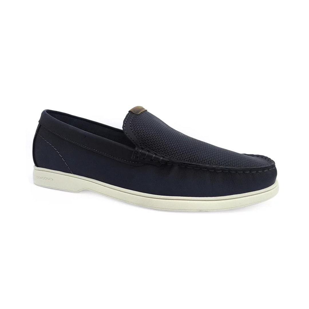 Sapato Democrata Mocassim de Couro 226201 Navy Sapato Democrata Mocassim de Couro 226201 Navy
