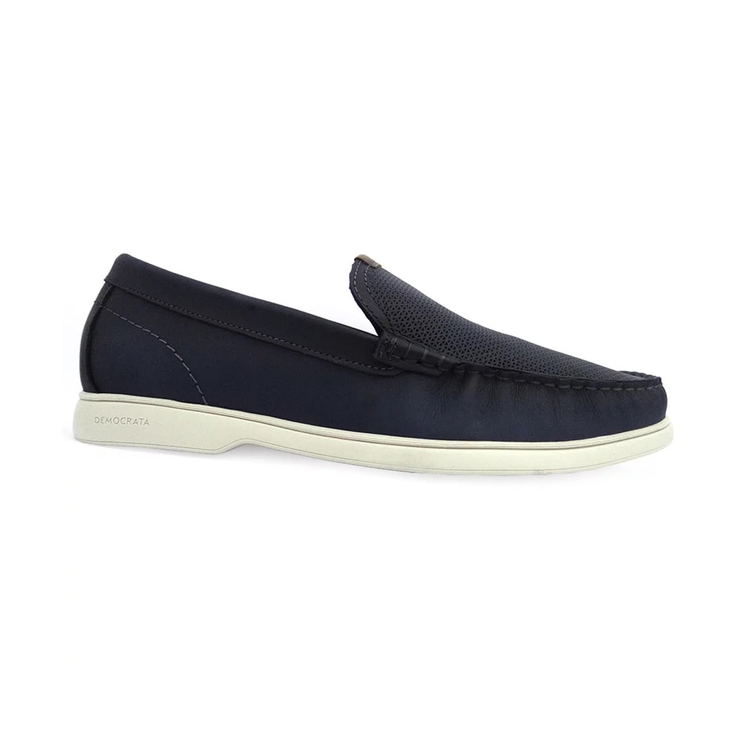 Sapato Democrata Mocassim de Couro 226201 Navy Sapato Democrata Mocassim de Couro 226201 Navy