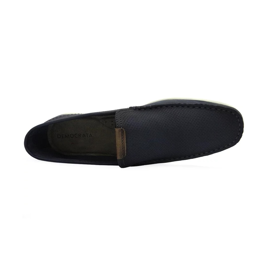 Sapato Democrata Mocassim de Couro 226201 Navy Sapato Democrata Mocassim de Couro 226201 Navy