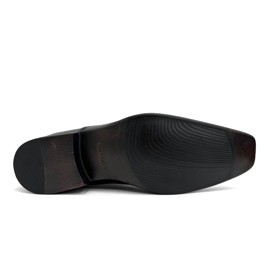 Sapato Democrata Social Couro 450053 Preto