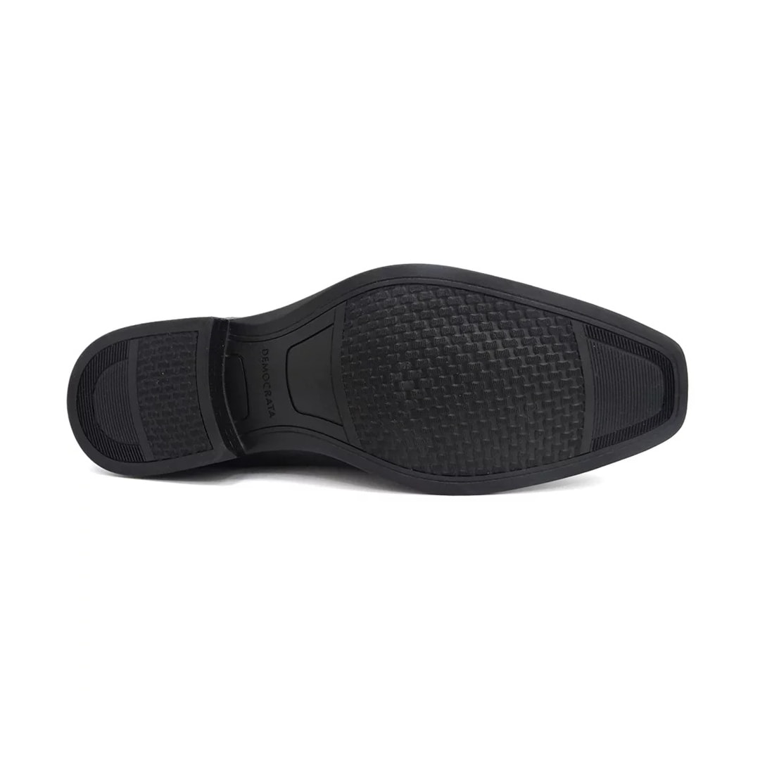 Sapato Democrata Social de Couro 244101 Preto