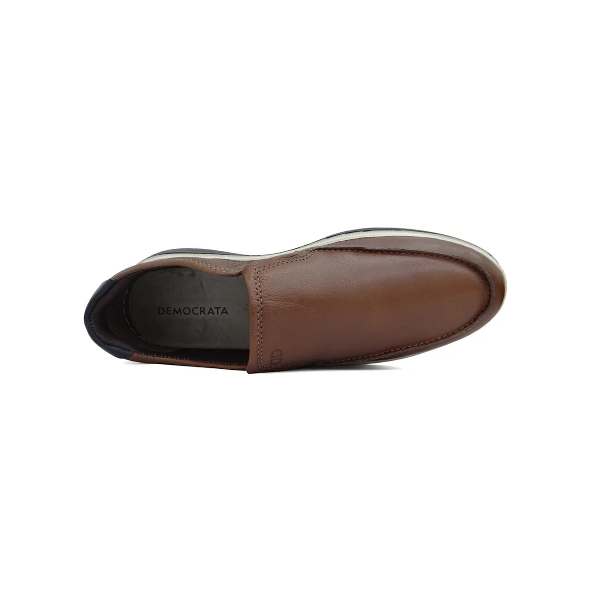 Sapato Democrata Social De Couro 245201 Conhaque Sapato Democrata Social De Couro 245201 Conhaque