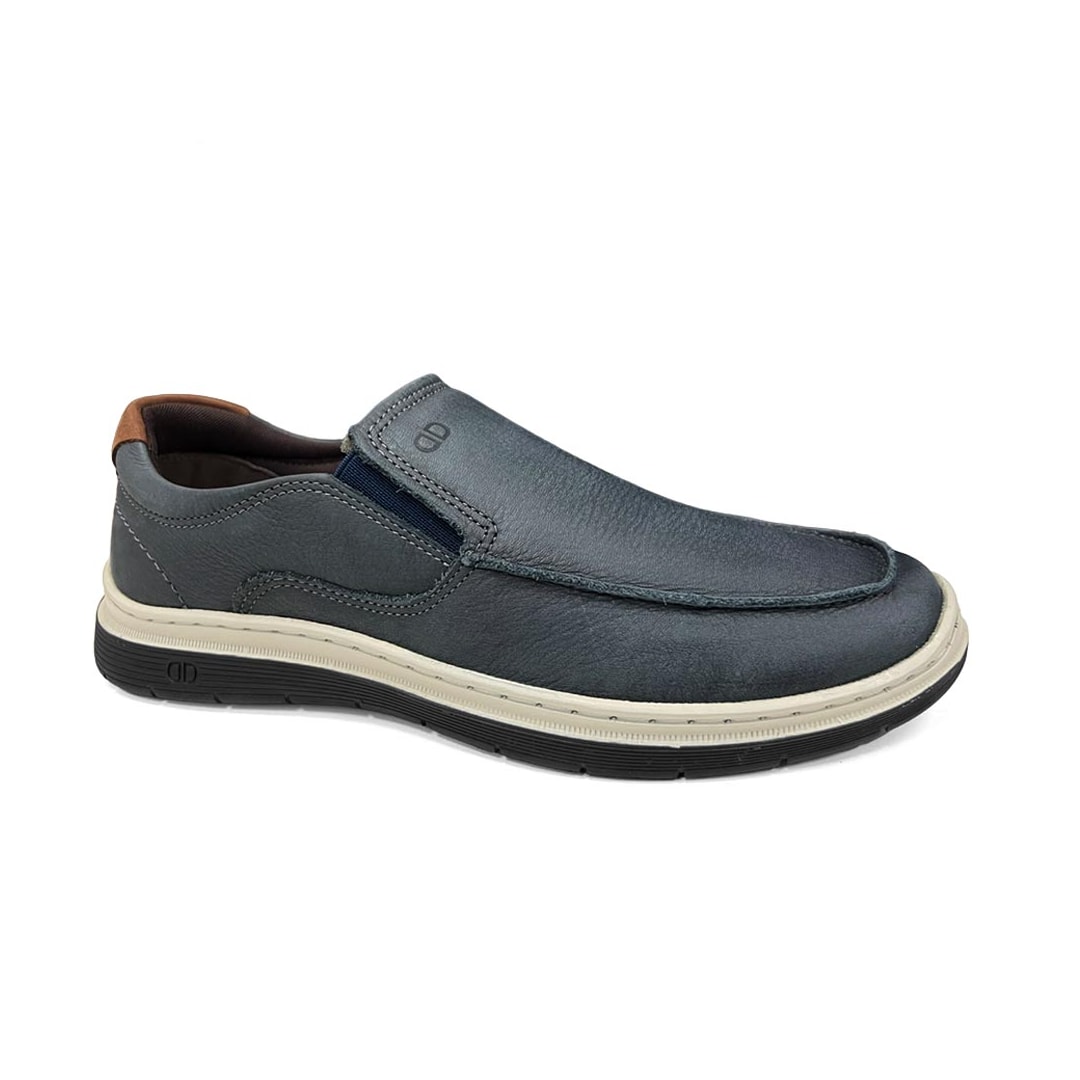 Sapato Democrata Social De Couro 245201 Navy