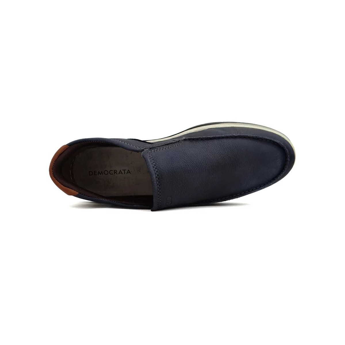 Sapato Democrata Social De Couro 245201 Navy