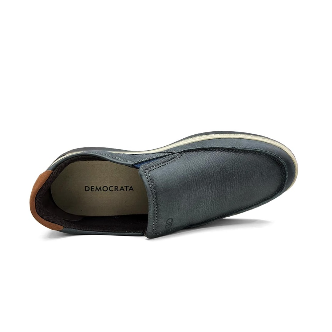 Sapato Democrata Social De Couro 245201 Navy