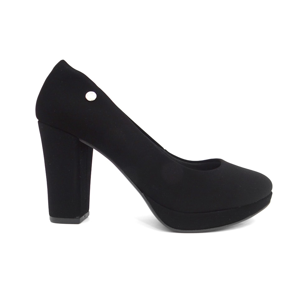 sapato salto grosso feminino