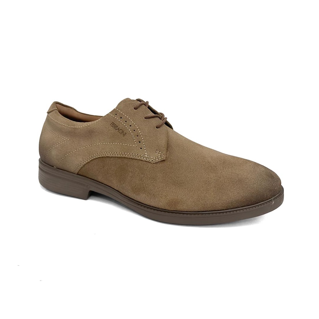 Sapato Ferracini Couro Camurça Bali 6016-709 Castanho Sapato Ferracini Couro Camurça Bali 6016-709 Castanho