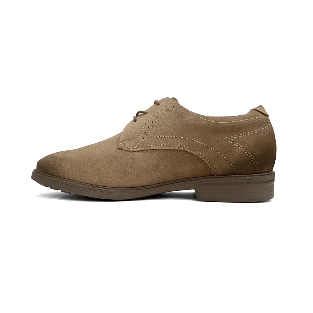 Sapato Ferracini Couro Camurça Bali 6016-709 Castanho