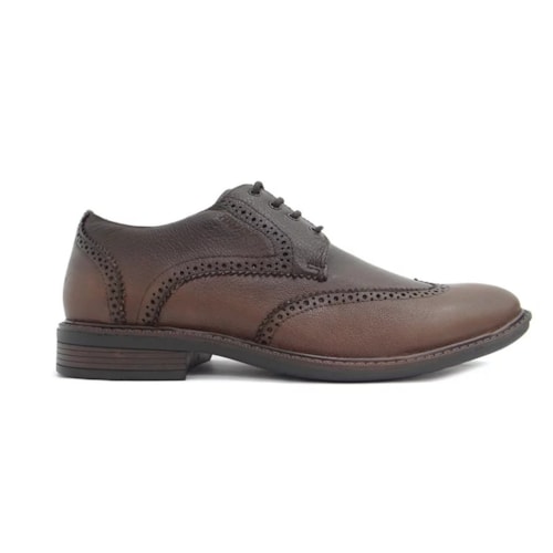 Detalhe - Sapato Ferracini Masculino 4449-574I Tabaco