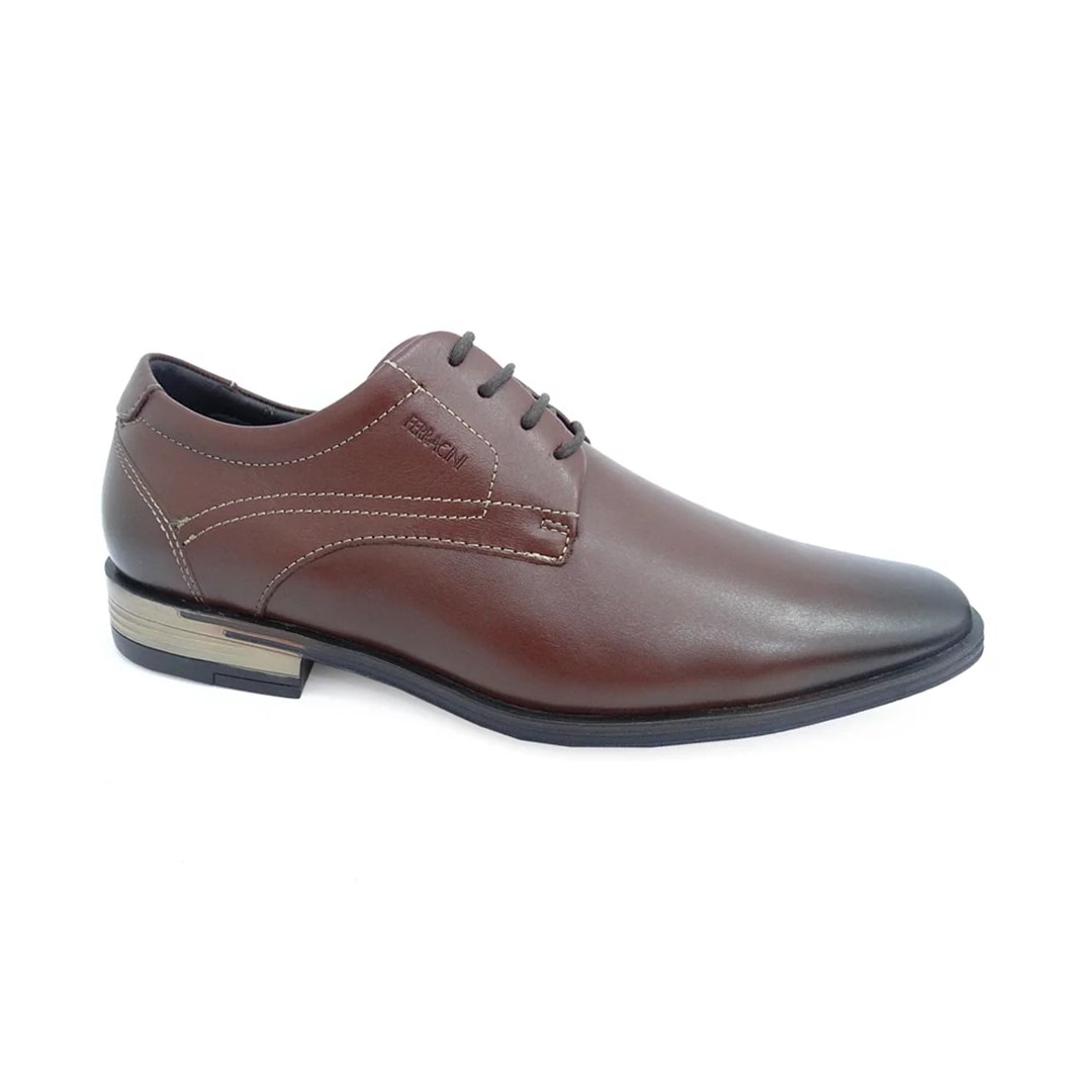 Sapato Ferracini Masculino Couro 6206-575 Havana