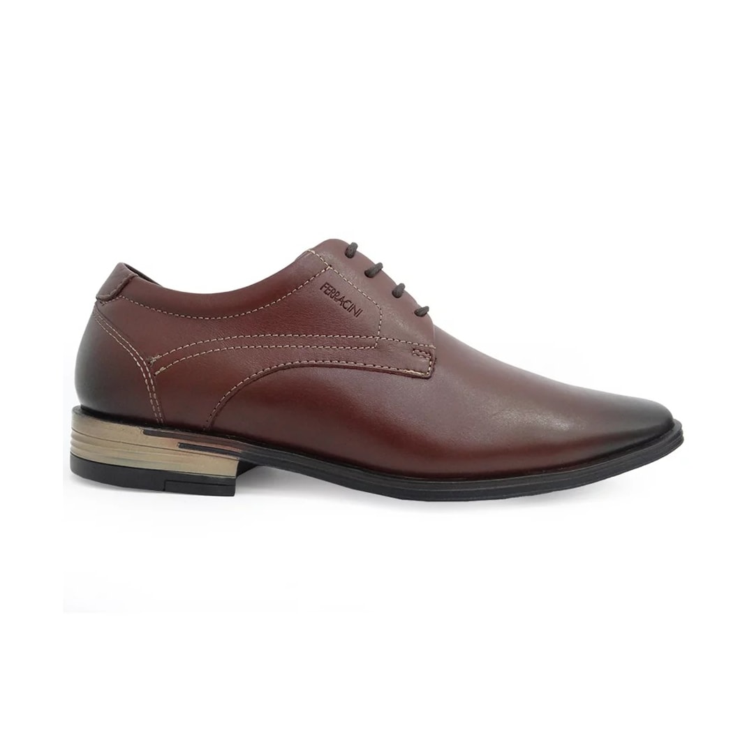 Sapato Ferracini Masculino Couro 6206-575 Havana Sapato Ferracini Masculino Couro 6206-575 Havana