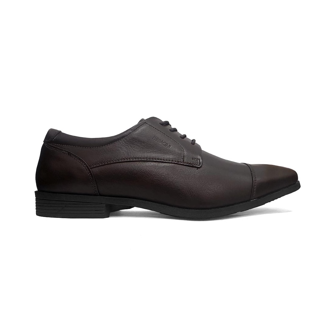 Sapato Ferracini Masculino Couro London 4460-281 Mogno Sapato Ferracini Masculino Couro London 4460-281 Mogno