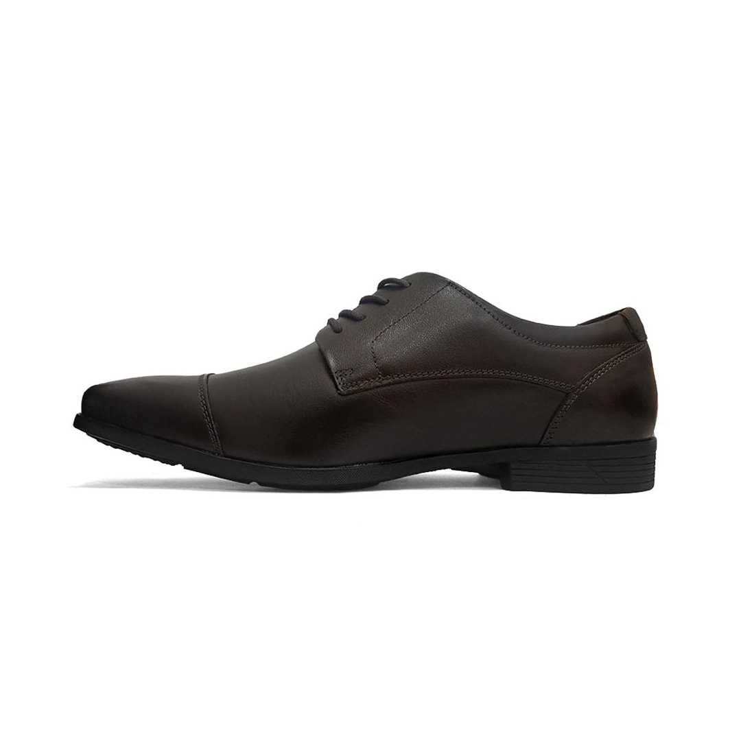 Sapato Ferracini Masculino Couro London 4460-281 Mogno