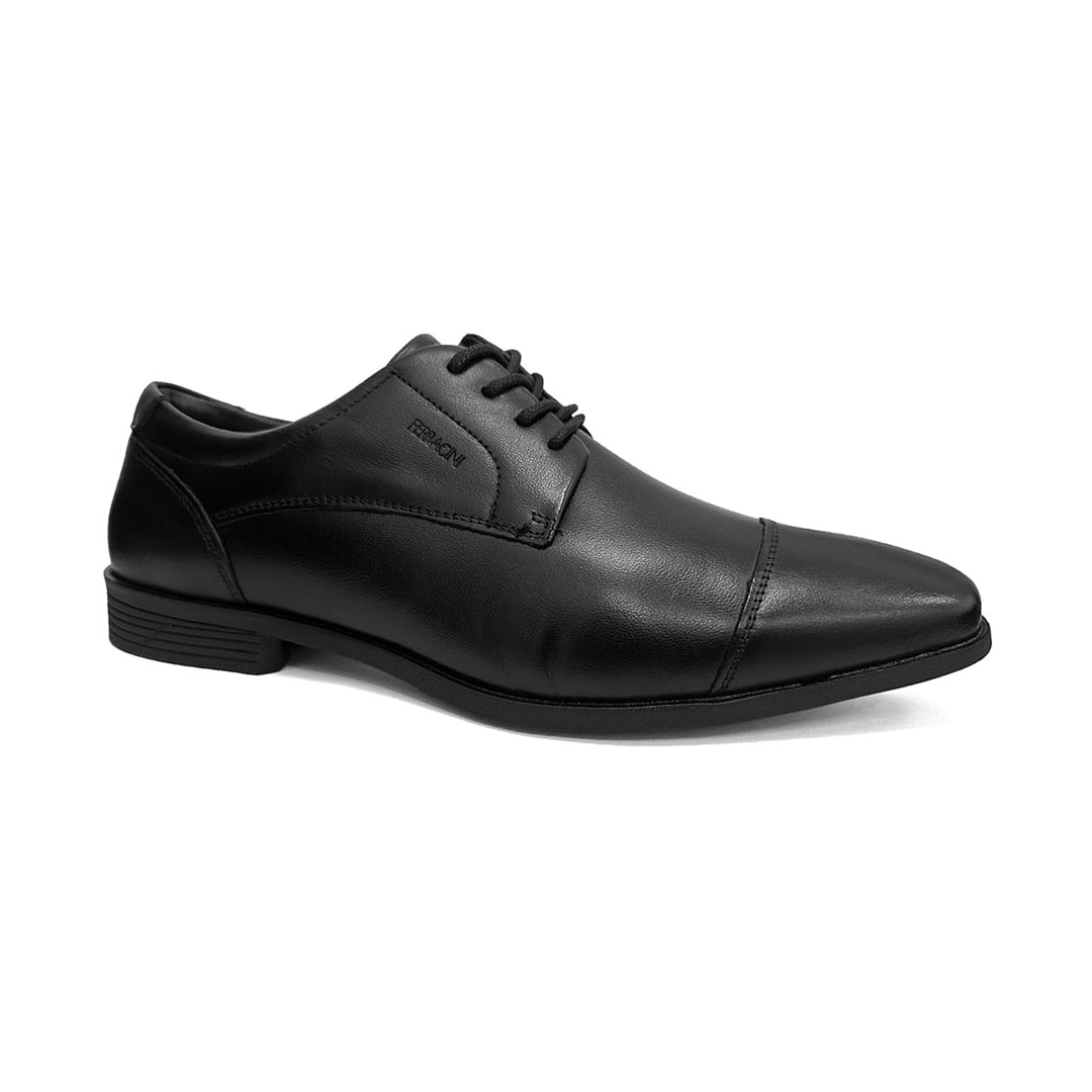 Sapato Ferracini Masculino Couro London 4460-281 Preto Sapato Ferracini Masculino Couro London 4460-281 Preto