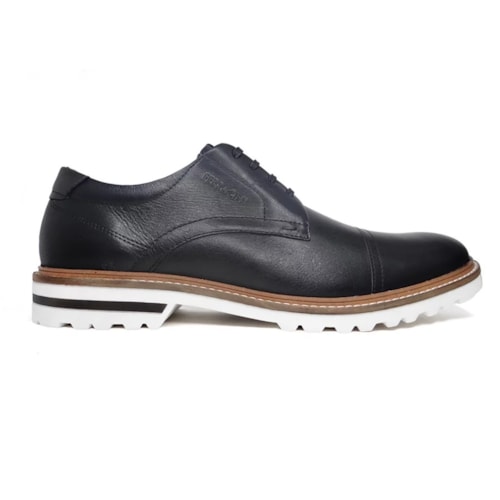 Sapato Ferracini Masculino de Couro 3401-672G Preto