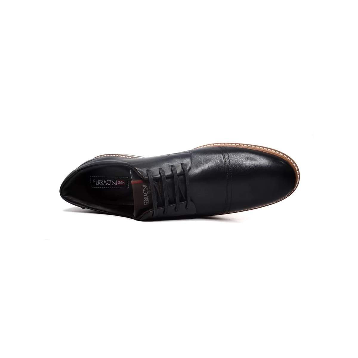 Sapato Ferracini Masculino de Couro 3401-672G Preto Sapato Ferracini Masculino de Couro 3401-672G Preto