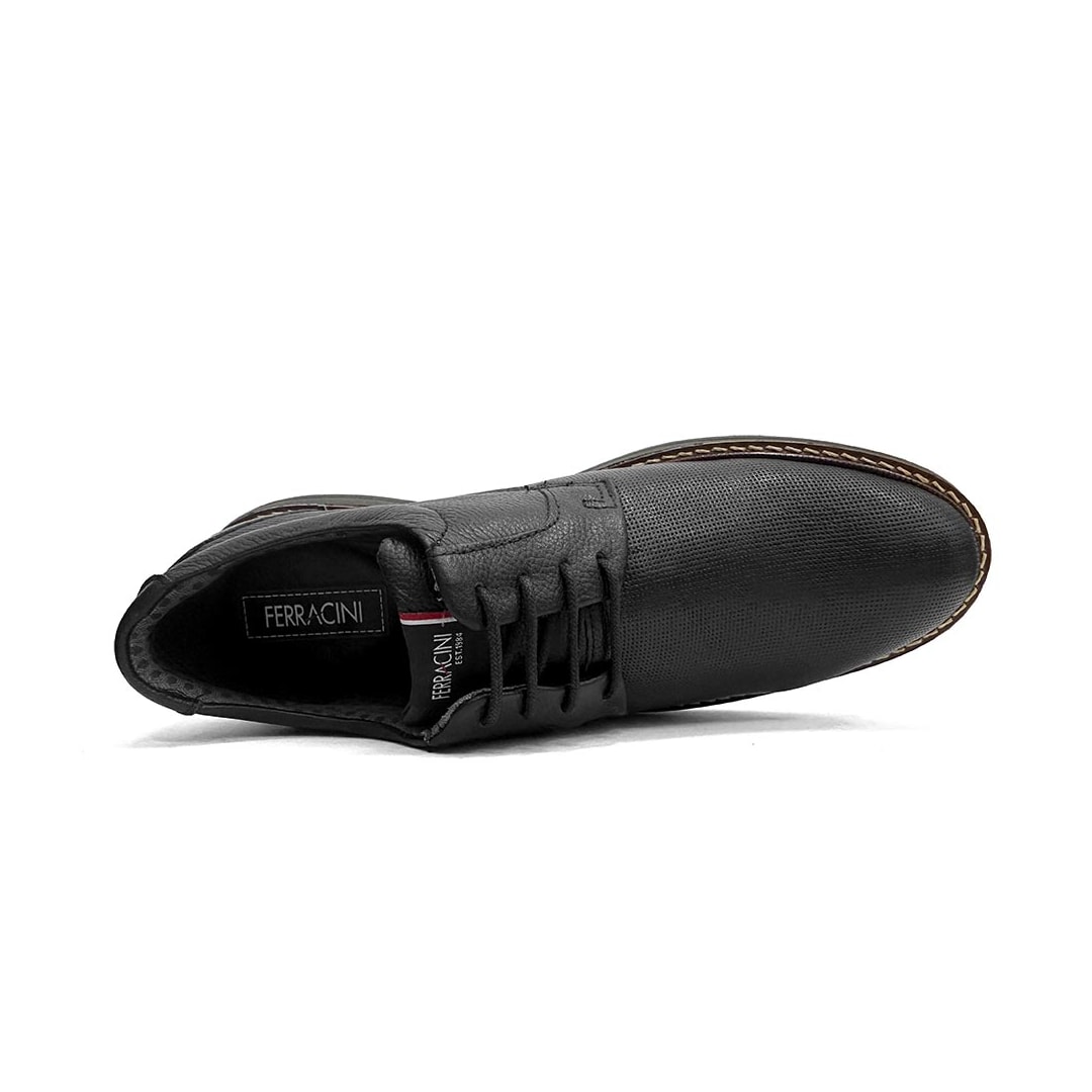 Sapato Ferracini Masculino Kingston 6152-675N Preto Sapato Ferracini Masculino Kingston 6152-675N Preto