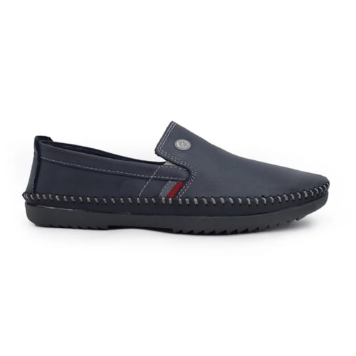 Detalhe - Sapato Freeway Mocassim de Couro Cash 3234 Midnight