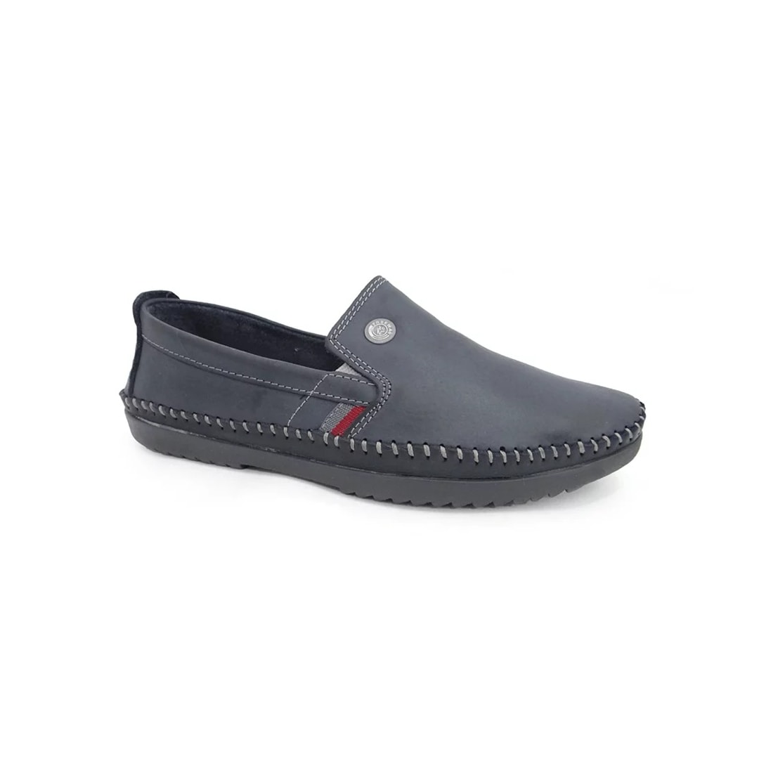 Sapato Freeway Mocassim de Couro Cash 3234 Midnight