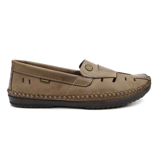 Detalhe - Sapato Freeway Mocassim de Couro Logan Sesamo