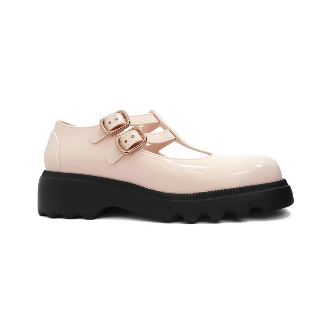Sapato Grendene Zaxy Mocassim Charm Mary 18850 Off White Medio Sapato Grendene Zaxy Mocassim Charm Mary 18850 Off White Medio