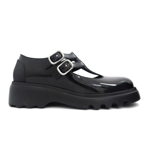 Sapato Grendene Zaxy Mocassim Charm Mary 18850 Preto