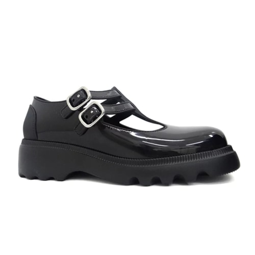 Sapato Grendene Zaxy Mocassim Charm Mary 18850 Preto