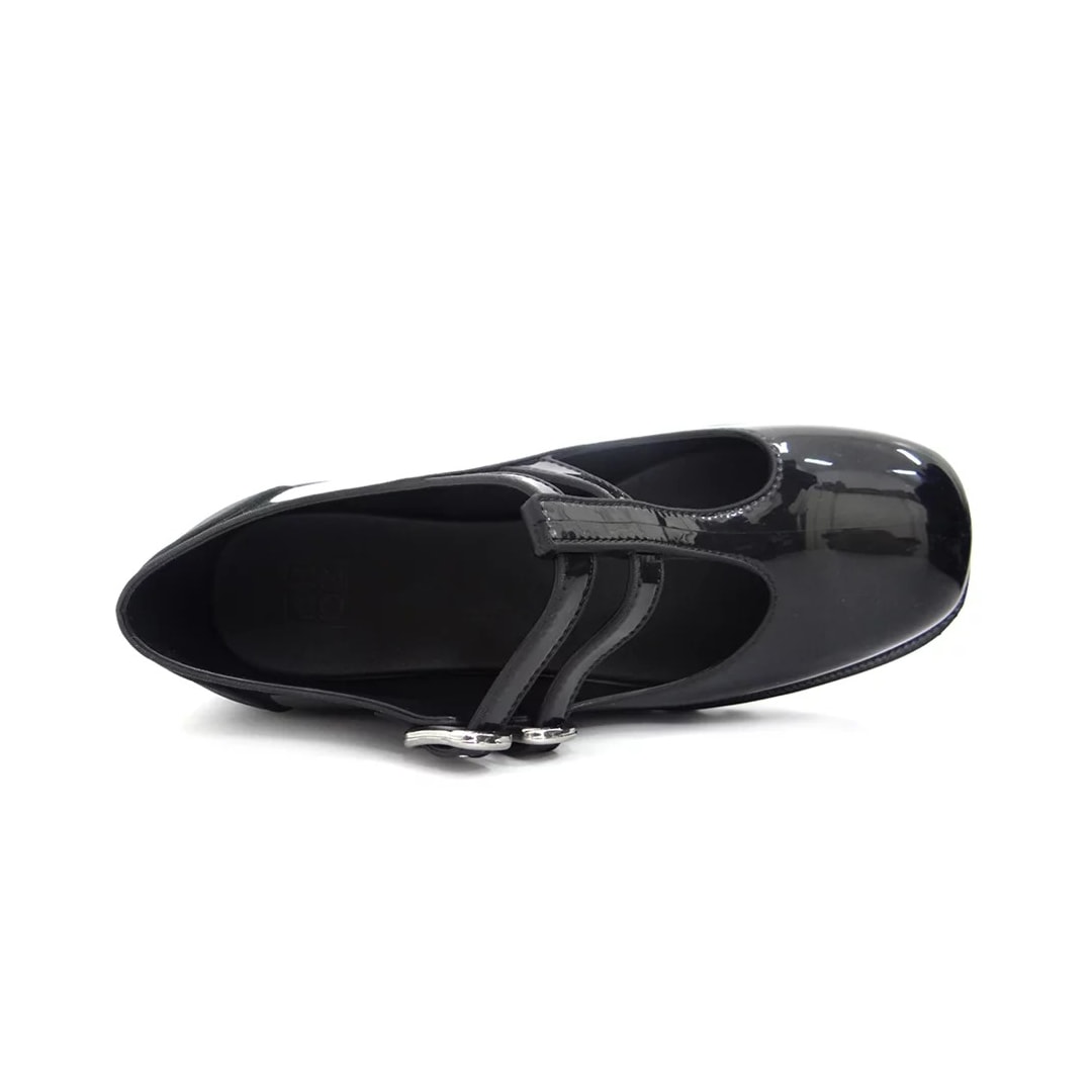 Sapato Grendene Zaxy Mocassim Charm Mary 18850 Preto