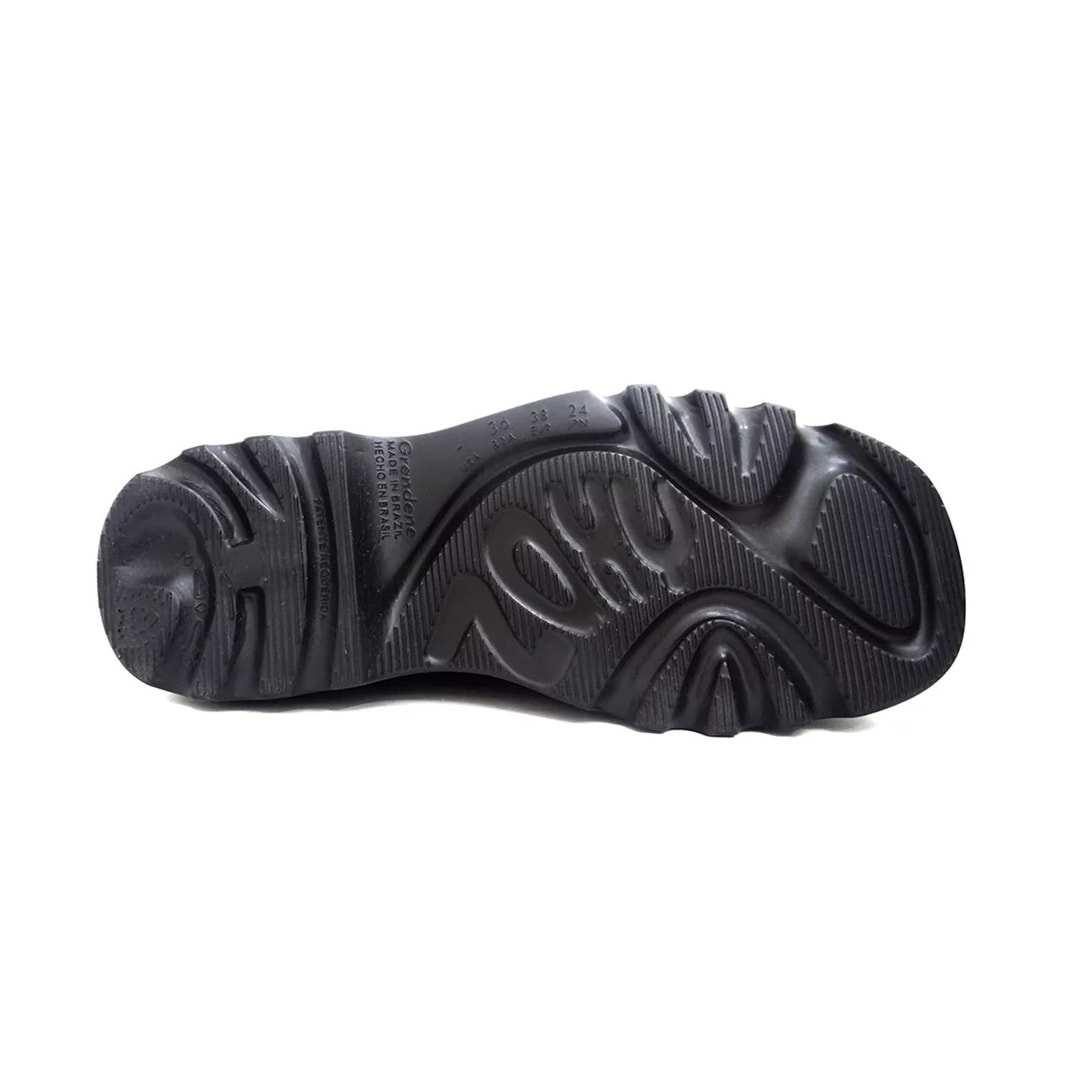 Sapato Grendene Zaxy Mocassim Charm Mary 18850 Preto
