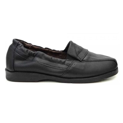 Detalhe - Sapato Italianinho de Couro Legitimo 34713 Preto