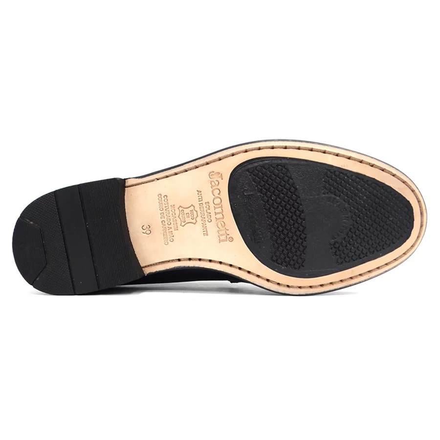 Sapato Jacometti Mocassim 001 Jac Preto