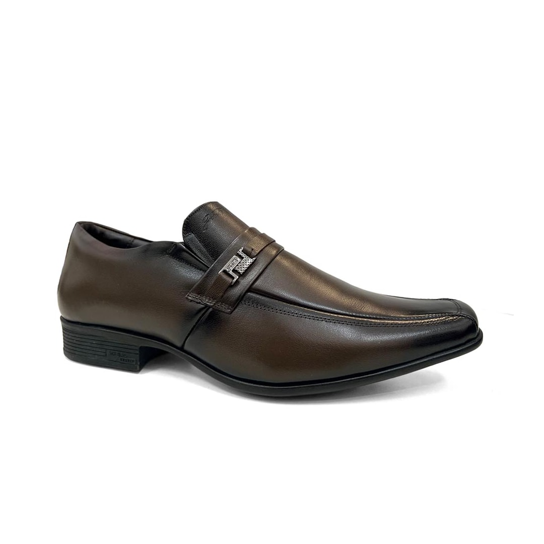 Sapato Jota Pe Masculino Couro 3084 Dark Brown