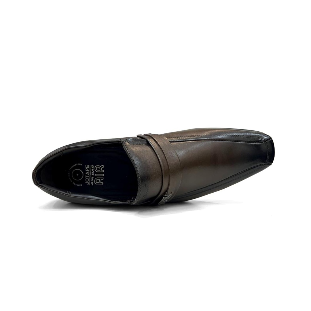 Sapato Jota Pe Masculino Couro 3084 Dark Brown